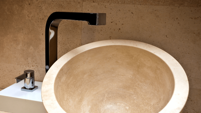 Designerska umywalka na blacie