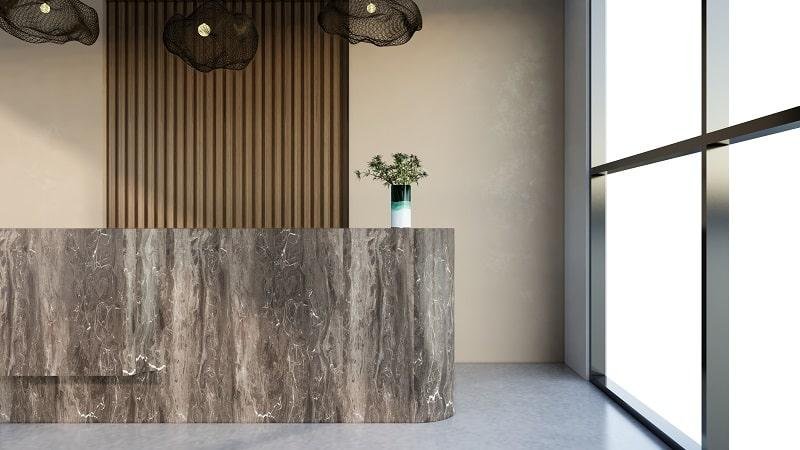 Blat kompozytowy w biurze i recepcji – ergonomia i profesjonalizm w przestrzeniach B2B