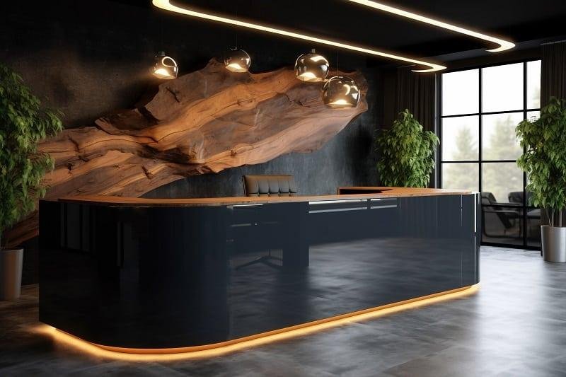 Blat kompozytowy w biurze i recepcji – ergonomia i profesjonalizm w przestrzeniach B2B